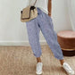 👖 LIMITED-TIME 50% OFF! 💥 Striped Linen Cotton Trousers for Women – Elastic Waist, Wide Leg, Breathable ✨