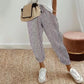 👖 LIMITED-TIME 50% OFF! 💥 Striped Linen Cotton Trousers for Women – Elastic Waist, Wide Leg, Breathable ✨