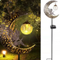 💎 50% OFF! 💎 Solar Fairy Moon Garden Stake Light – Auto-On, Weather-Resistant & Enchanting Warm Glow (Bronze) 🌙✨