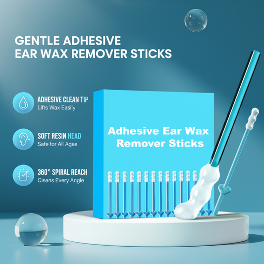 👂 FLASH SALE: 50% OFF! 🌿 Gentle Spiral Ear Cleaners – Adhesive Tip, Soft Resin & Washable, 24pcs ✨