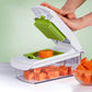 💎 -50% on Multi-Functional Vegetable Slicer Set！💎 7 Interchangeable Blades, Dishwasher Safe & Food-Grade Stainless Steel for Quick Meal Prep✨