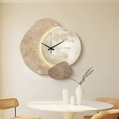 🕰️ 50% OFF NOW! Nordic-Style Wall Clock – Silent Quartz, Warm LED Backlight & Modern Artistic Design for Living Room & Bedroom 🏡✨