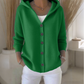 💎 60% OFF! 💎 Women's Hooded Button-Up Knit Cardigan – Relaxed Fit, Soft Polyester & 10 Stylish Colors 🧥🌈