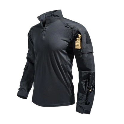 💎50% OFF! 💎 Durable Multi-Pocket Outdoor Workout Shirt – Breathable, Rugged & Tactical-Ready 🌲💪