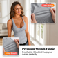 💎 60% OFF! 💎 Sleeveless Ribbed Basic Cami Top – Scoop Neck with Button Placket, Wide Straps & Slim-Fit Comfort 🌈👚