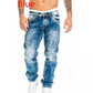 👖 LIMITED-TIME 50% OFF! ✨ Men's Straight-Leg Stretch Jeans – Hip-Hop Fit, Vintage Wash, S-5XL 🎯