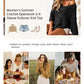💎 50% OFF! 💎 Women's Summer Crochet Openwork Top – 3/4 Sleeve, Relaxed Fit & Breathable Cotton-Blend Knit