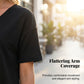👕 LIMITED-TIME 50% OFF! ✨ Women's Half Sleeve V-Neck Top – Spliced Hem, Soft Fabric, Relaxed Fit 🌸