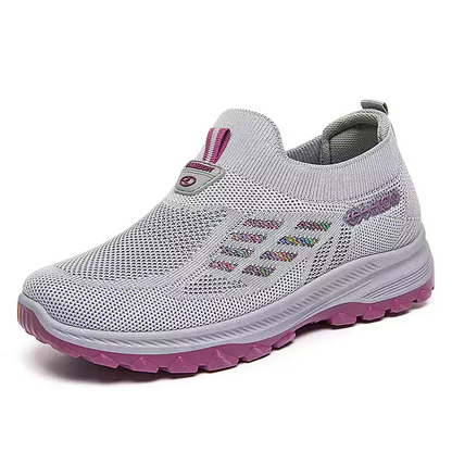 🎉 2026 Sale — Over 38,100 Sold!👟 Fly Knit Woven Orthopedic Arch Support Slip‑on Shoes