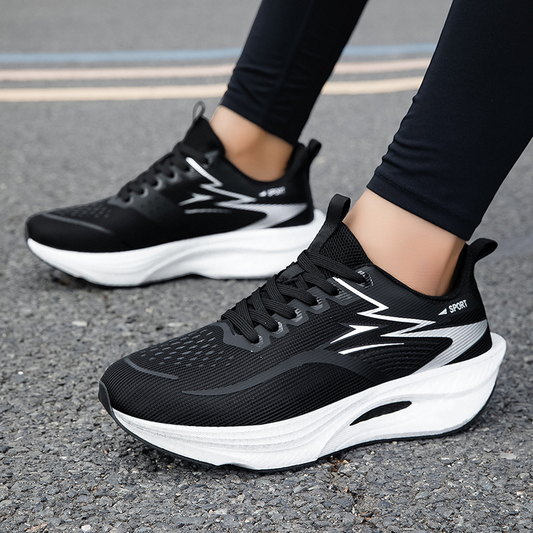 👟 LIMITED-TIME 50% OFF! ✨ Mesh Running Shoes – Thick Cushioned, Breathable, Lightweight 🏃‍♂️