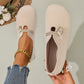 👠 LIMITED TIME: 50% OFF! 🔥 Slip-On Faux Suede Flats for Women – Timeless Rope Knot Design in Black & Beige 🍂