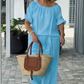 👗 LIMITED-TIME 50% OFF! 💥 Women's Drawstring Top & Pants Loungewear Set – Casual, Soft, Daily Comfort ✨