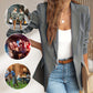🧥 LIMITED-TIME 50% OFF! 💥 Elegant Soft Solid Color Lapel Buttons Jacket – Classic Collar, One-Button, Versatile ✨