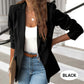 🧥 LIMITED-TIME 50% OFF! ✨ Elegant Lapel Jacket – Soft Fabric, One-Button, Versatile, Women's ✨