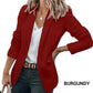 🧥 LIMITED-TIME 50% OFF! ✨ Elegant Lapel Jacket – Soft Fabric, One-Button, Versatile, Women's ✨
