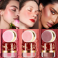💄 LIMITED-TIME 50% OFF! ⏰ Portable Powder Blush with Puff – Coral Red, Peach, Autumn Berry, 30g 🍑