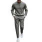 💎 -50% ON MEN'S HALF-ZIP TRACKSUIT! 💎 Slim Athletic Fit, 3D Print Details & Breathable 2-Piece Set