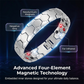 🔥 LIMITED TIME: 50% OFF! ⚽ Men's Magnetic Soccer Bracelet – Hexagonal Pattern, Stainless Steel & Energy Stones ✨
