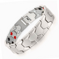 🔥 LIMITED TIME: 50% OFF! ⚽ Men's Magnetic Soccer Bracelet – Hexagonal Pattern, Stainless Steel & Energy Stones ✨