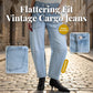 🎉 2026 Sale — Over 63,000 Sold!💞 Casual Barrel Leg Jeans with Patch Pockets – Streetwear Meets Comfort 👖