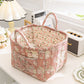 🌸 LIMITED-TIME 50% OFF! 🧺 Portable Floral Fabric Storage Basket – Vintage Design, Foldable & Large Capacity 🎀