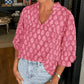 💎 -50% ON FLOWY PRINTED TOPS! 💎 Flattering V-Neck, Unique Prints & Relaxed Fit for Everyday Style 👚🌸