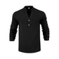 👔 LIMITED-TIME 50% OFF! ✨ Men's Linen Blend Henley – Breathable, Relaxed, Wrinkle-Resistant 🍁