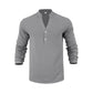 👔 LIMITED-TIME 50% OFF! ✨ Men's Linen Blend Henley – Breathable, Relaxed, Wrinkle-Resistant 🍁