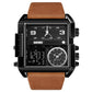 💎 -50% ON MEN'S SQUARE SPORT WATCH! 💎 Durable Design, Water-Resistant & Modern Look ✨