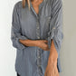 💎 FLASH SALE -50% on Women's V-Neck Striped Shirt! 💎 Sparkling Sequin Details & Versatile Fit for Day-to-Night Glamour✨