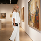 👗 LIMITED TIME 50% OFF! 💫 Women’s Irregular Chiffon & Wide-Leg Pants Set – Elegant, Airy, Modern 💃
