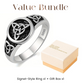 💎 -60% on Vintage Trinity Celtic Knot Ring！💎 Authentic Celtic Design, Durable Copper & Two Distinct Styles for Symbolic Elegance✨