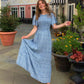 👗 LIMITED TIME: 50% OFF! 🌸 2026 Women's Floral Maxi Dress – Smocked Waist, Flutter Sleeves & Flowery Print ✨