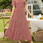 👗 LIMITED TIME: 50% OFF! 🌸 2026 Women's Floral Maxi Dress – Smocked Waist, Flutter Sleeves & Flowery Print ✨
