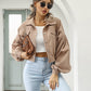 💎 FLASH SALE -50% on Women's Cropped Corduroy Jacket! 💎 Retro Style with Dramatic Balloon Sleeves for a Bold Fashion Statement✨