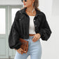 💎 FLASH SALE -50% on Women's Cropped Corduroy Jacket! 💎 Retro Style with Dramatic Balloon Sleeves for a Bold Fashion Statement✨