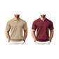 👕 LIMITED-TIME 50% OFF! ⚡ Men’s Ribbed Zip-Up Shirt – Muscle Fit, Stretch Knit, Modern Collar 🆒