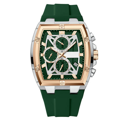 💎 60% OFF THE MODERN BARREL-SHAPED WATCH! 💎 Multi-Function Dial, Luminous & Sweatproof Silicone Strap ✨
