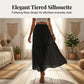 🧕 LIMITED-TIME 50% OFF! ✨ High-Waist Smocked Maxi Skirt – Flowy, Modest, Versatile 🌸