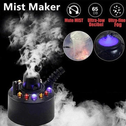 🎉 2026 Sale — Over 15,400 Sold!👻 12 LED light Ultrasonic Mist Maker Fogger