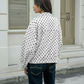 🧥 LIMITED-TIME 50% OFF! ✨ Women's Polka Dot Jacket – Cropped, Stand Collar, Lightweight, Drawstring