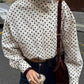 🧥 LIMITED-TIME 50% OFF! ✨ Women's Polka Dot Jacket – Cropped, Stand Collar, Lightweight, Drawstring