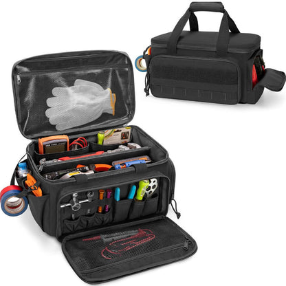 💎 50% OFF THE HEAVY-DUTY CANVAS TOOL BAG! 💎 MOLLE Webbing, Spacious & Reinforced Handles ✨