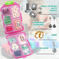 💎 -50% ON 10-COMPARTMENT TRAVEL PILL ORGANIZER! 💎 147 Medicine Labels, Waterproof & Portable Design ✨