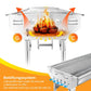 🍢 52% OFF NOW! Portable Folding Grill – Stainless Steel, Standing Design, Compact for Camping & Picnics 🔥✨
