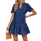 💎 50% OFF WOMEN'S EYELET LACE DRESS ! 💎 Flowy Babydoll Cut, Breathable Cotton & 9 Chic Colors ✨