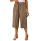 👖 LIMITED-TIME 50% OFF! ✨ Women's Capri Pants – Drawstring Waist, 6 Colors, S-2XL 🌿