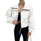 🧥 LIMITED-TIME 50% OFF! ✨ Women's Cropped Jacket – Casual, Lightweight, Elastic Cuffs, Stand Collar ✨