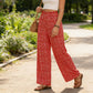 👖 LIMITED-TIME 50% OFF! 💥 Women's Smocked High Waist Wide Leg Pants – Flowy, Comfy, Boho Chic