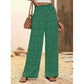👖 LIMITED-TIME 50% OFF! 💥 Women's Smocked High Waist Wide Leg Pants – Flowy, Comfy, Boho Chic
